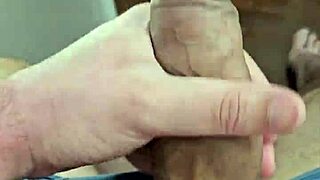 Fresh face and tight ass in solo gay action