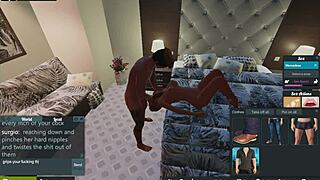 Mercedes and her boss surprise my husband for a wild threesome
