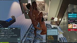 Mercedes and her boss surprise my husband for a wild threesome