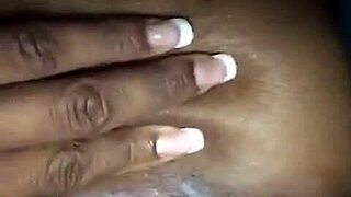 Black girl gets her pussy stuffed