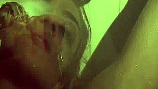 Dahlia sky's seductive solo shower session