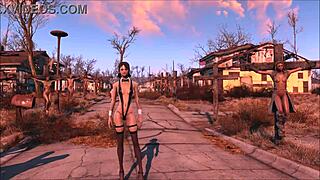 Fallout 4 cosplay meets BDSM and fetish fashion in this steamy video