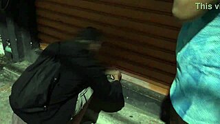 A handsjob and a blowjob from a brunette MILF in a cuckold scenario