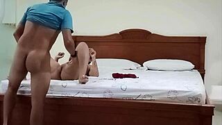 I indulge in steamy encounters with my husband's stepbrother in our marital bed during his absence