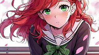 A compilation of a redhead Asian waifu for Cfnm and fetish lovers