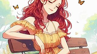 A compilation of a redhead Asian waifu for Cfnm and fetish lovers