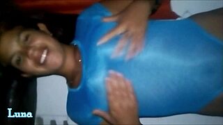 A young Venezuelan girl, Luna, shows off her skills with a mouthful of guevo in this amateur video.