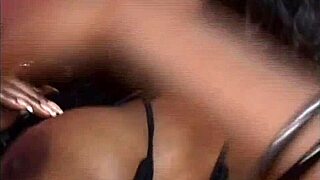 Black beauties indulge in hot chocolate and insatiable desire.