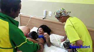 Ariella Ferraz's raw and wild experience in a Brazilian group setting