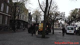 A real prostitute from Europe in action