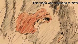 Erotic art from the past with anime and cartoon themes.