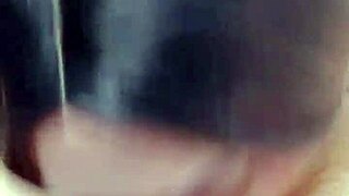 Young and straight Asian man gives blow job to a big cock