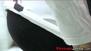 Pretty Asian girl gets caught in the act and achieves ultimate pleasure.
