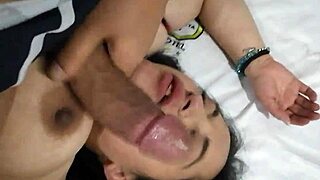 Married and young Latina MILF Senora's panty play