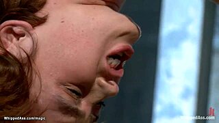 Lesbian BDSM with flogging and bondage