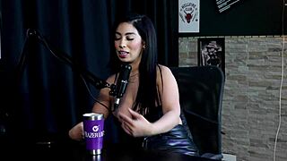 Amy Yamaguchi's wild fetish gay scene in sheer red shows her bisexuality