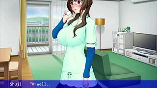Visual novel adventure with an erotic twist: Watching the neighbor.