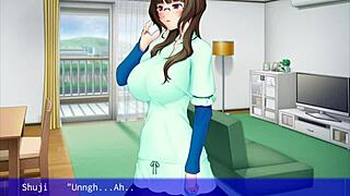 Visual novel adventure with an erotic twist: Watching the neighbor.