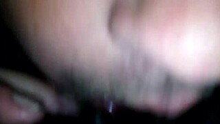Finger bang and rim job in homemade video