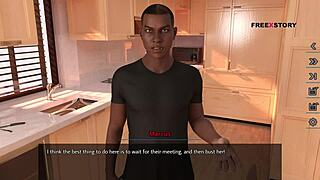 Alex’s fantasies of desire while watching his landlady’s yoga poses