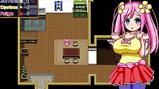 Noelle’s solo performance in the adult video game.