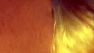 Big ass Latina gets cum on her ass