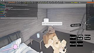 Roblox porn with big ass blonde gets missionary style sex