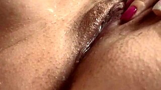 Young wife’s solo play while her husband watches as a cuckold.
