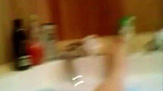 Adult bathing beauty in the shower
