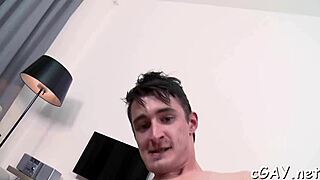 Gay men having sex without condoms in these videos.