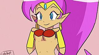 Hentai game with Shantea's big boobs in 3D animation