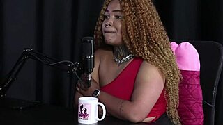 Black Duquea Sheer Red's hot as she gets ready for gang bang