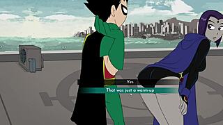 18titans part 7: A visual novel adventure with Raven and Starfire
