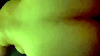Beautiful bride with perfect hourglass body gets fucked in the ass while wearing a butt plug