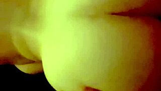 Beautiful bride with perfect hourglass body gets fucked in the ass while wearing a butt plug