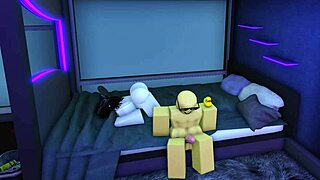 Roblox slut gets poked in every hole