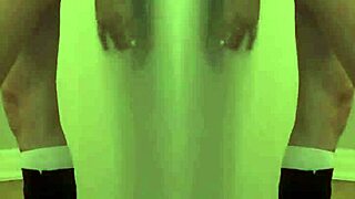 Jolene’s solo performance of undressing and teasing.