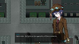 Detective girl of the Steam City helps an inventor to figure out the sensation of a pussy - Part 12