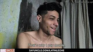 Helping out a hot Latino guy, Danny, with some construction work turns into a steamy blowjob session.
