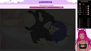 Commented gameplay of Vtuber Lewdneko playing Femboy Burgers