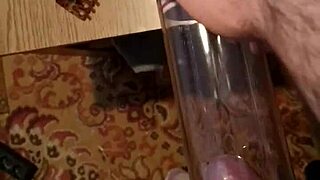 Solo boy using Wacum toy to pleasure himself.