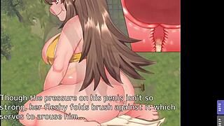 Giantess SBBW rides Sex Anna in domination quest