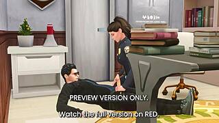 Preview of 3D animated Brooklyn hentai with celebrity likenesses
