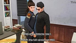 Preview of 3D animated Brooklyn hentai with celebrity likenesses