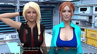 Beautiful anime babes get into some space action in Stranded in Space 2.