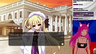 Vtuber Lewdneko continues her role play adventure in My Girlfriend is the President.