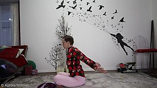 A yoga class with a hot milf and her friend who are not opposed to some extra fun.
