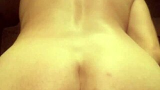 Anal toy fun in a solo session