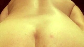 Anal toy fun in a solo session