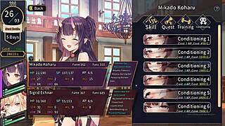 Hentai game features blonde babe taking anal and submitting to boss